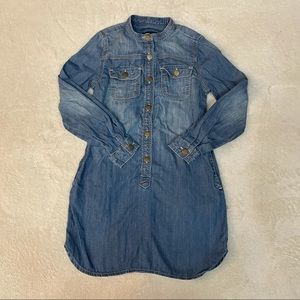 Gap Denim Long-sleeve Dress
